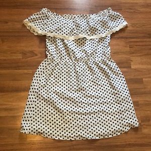 Cute summer off the shoulder dress